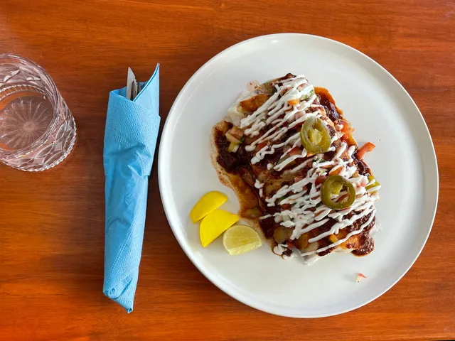 Pork Chorizo and Egg Burrito at La Casita Chiang Mai