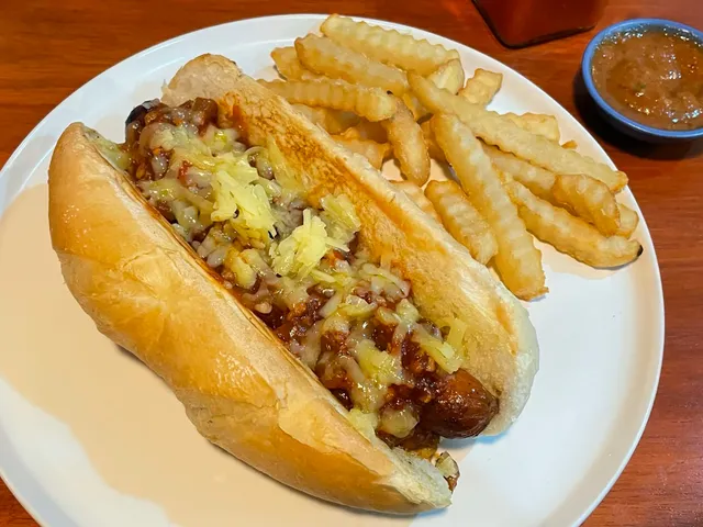 Chili Cheese Hot Dog at La Casita Chiang Mai