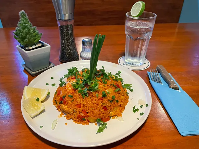 Chicken and Shrimp Jambalaya at La Casita Chiang Mai