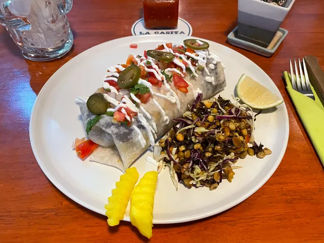 Vegan Tofu Chorizo Burrito at La Casita, vegan Mexican Chiang Mai